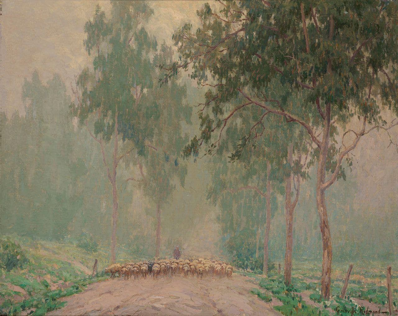A Shepherd and his Flock in the Early Morning Mist
Granville Redmond
20th Century
2008.15 A Shepherd and his Flock in the Early Morning Mist
Granville Redmond
20th Century
2008.15