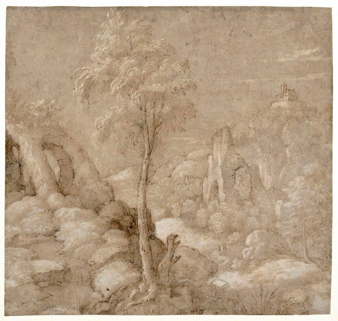 A Rocky Landscape with Trees
Gherardo  Cibo 
16th Century
2023.14.1