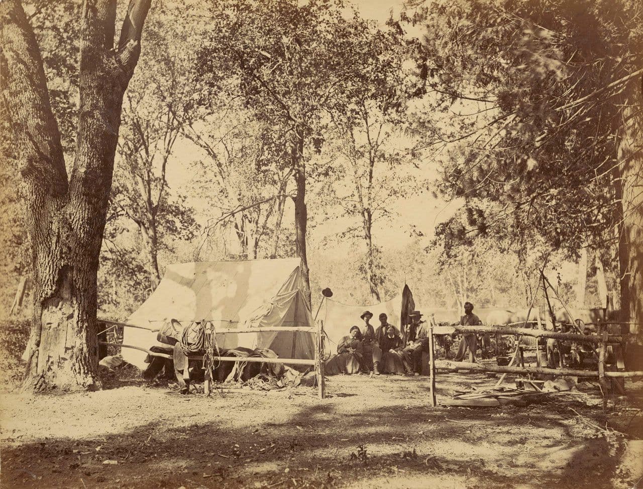 A Camping Party in Yosemite
Carleton  Watkins 
19th Century
1980.25